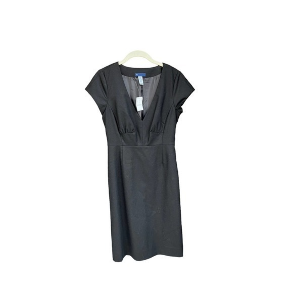 J. Crew Women's Cap Sleeve‎ V-Neck Sheath Dress Size 2 NEW